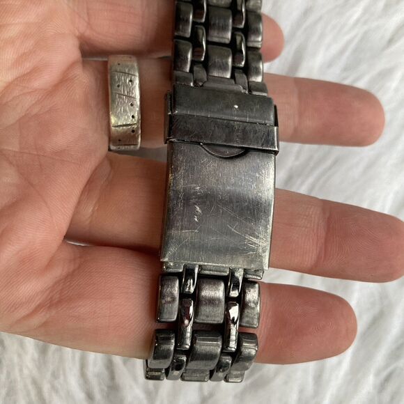 Relic By Fossil Watch Mens Black Stainless Steel Analog Dial Quartz FMDMD111A - Picture 3 of 7